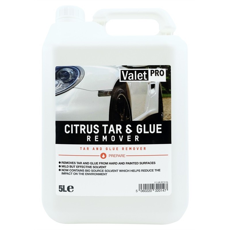 Citrus Tar and Glue Remover Valet Pro Contenance 5L