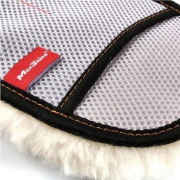 detail Premium sheepskin wool mitt Maxshine