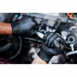 utilisation gants nitrile noir ultra résistant mercator